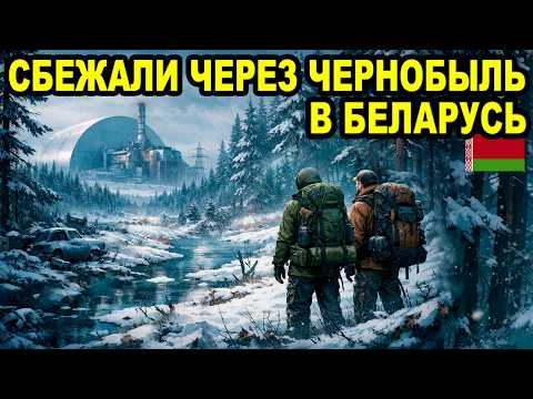 Видео: Побег из Украины через Чернобыль в Беларусь. ТЦК меня не поймали. Маршрут по болоту. #тцк #зима