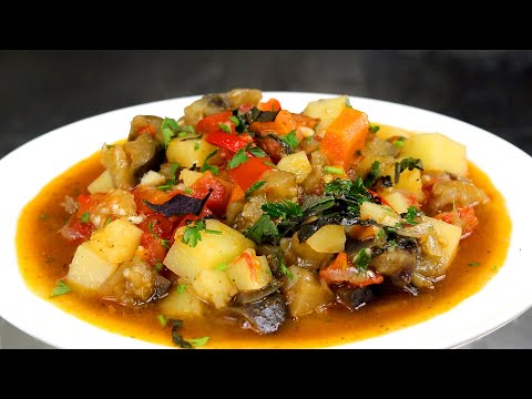 Видео: Хит овощного сезона! Вкуснейшее Грузинское блюдо №1 из баклажан - აჯაფსანდალი "Аджапсанадали"