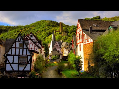 Видео: Вайнхайм, Германия: прогулка в 4K по очаровательному городу!