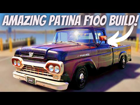 Видео: "ХОЛОДИЛЬНИК" Ford F100 Crown Vic 1960 года с полной заменой шасси! Обзор сборки! (Rustomod Revie...