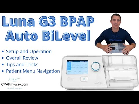 Видео: Luna G3 BPAP Auto BiLevel — настройка, обслуживание и обзор