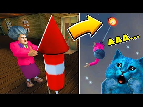 Видео: Мисс Ти УЛЕТЕЛА на РАКЕТЕ и ЗАБОЛЕЛА Злая Учительница Scary Teacher 3D ДЕЛАЮ КОНЦОВКУ против Miss T