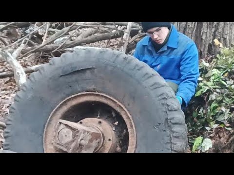 Видео: НАШЕЛ ДИСК ОТ УРАЛА 4320 И НЕ ТОЛЬКО!!! ОДНОМУ НЕ СПРАВИТЬСЯ!! 