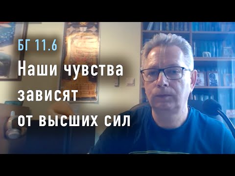 Видео: 2023-07-20 - БГ 11.6 - Наши чувства зависят от высших сил