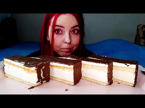 Видео: Торт суфле мукбанг/mukbang