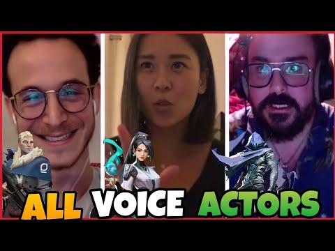 Видео: Все актеры озвучки Valorant, агенты озвучки, реплики