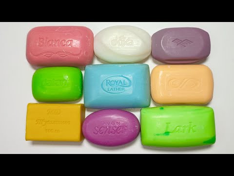Видео: Cutting dry soap 🧼 Satisfying ASMR video 💤  Резка сухого мыла. Video for sleep