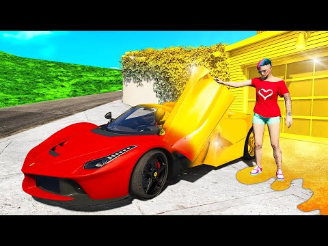 Видео: ГТА 5, НО ВСЕ ЧЕГО Я КАСАЮСЬ ПРЕВРАЩАЕТСЯ В ЗОЛОТО! ГТА 5 ОНЛАЙН (GTA 5 ONLINE)