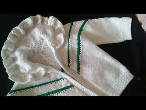 Видео: Часть 2.Кофта с воротником валанчик,вязаная косым ромбом, Мастер Класс для начинающих и не только 💖