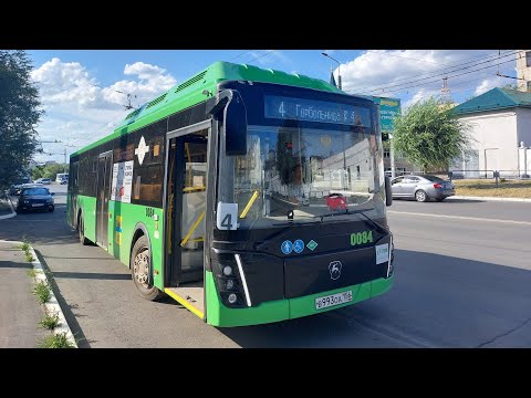 Видео: Автобус 4 | ЛиАЗ-5292.67 (CNG) | борт 0084 | Оренбург