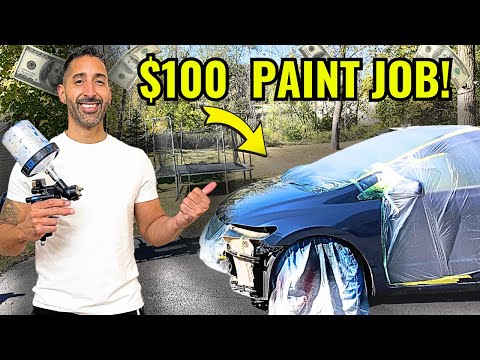 Видео: Я покрасил этот разбитый Honda Civic у себя на подъездной дорожке за 100 долларов