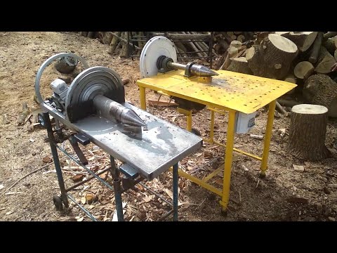 Видео: Дровокол с двигателем от стиральной машины против Дровокола с большим двигателем