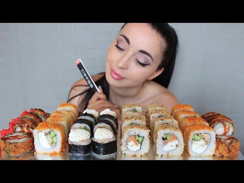 Видео: ХЕЙТЕРЫ, ВИДЕО ДЛЯ ВАС / Суши 🍱 Mukbang Ayka Emilly