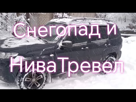 Видео: Лада Нива Тревел в снегопад. #ниватревел #ладанива #новаянива