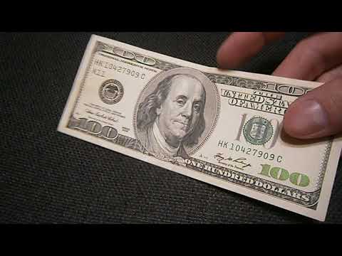 Видео: 100 долларов США  Обзор Как проверить