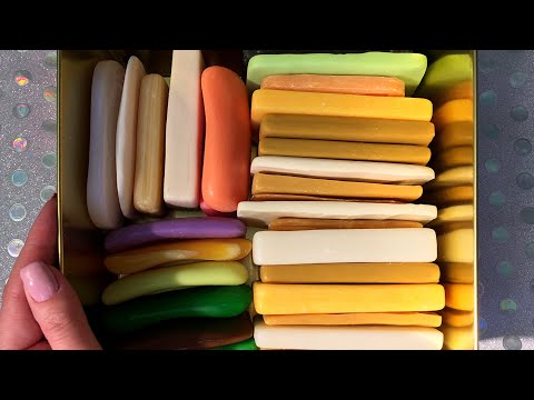 Видео: Режу обмылочки, остаточки от разного мыла | ASMR Soap Carving (NO TALKING) | Relaxing Sounds