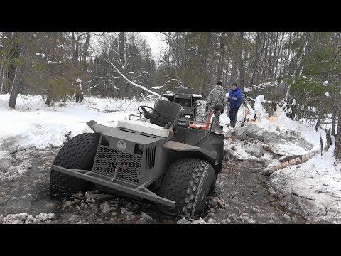 Видео: Охота на бобра #25.2 \ Достаём вездеход / Наглые лоси