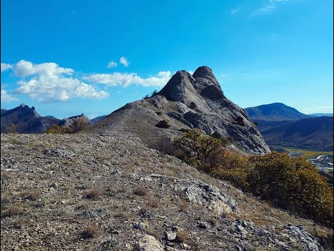 Видео: Прогулка золотой осенью на гору Бакаташ( Лягушка). Судакский регион.
