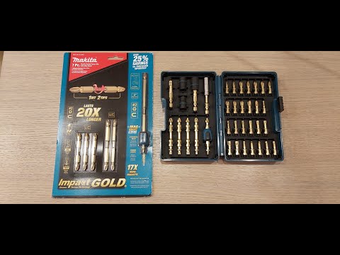 Видео: Обзор набора бит Makita impact gold .