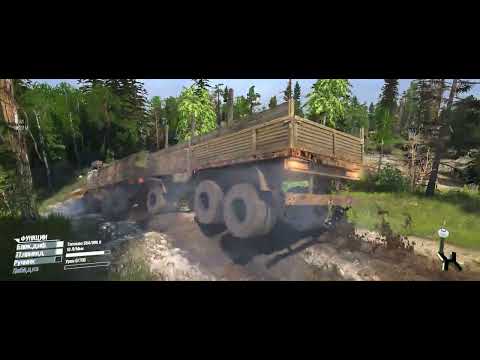 Видео: MudRunner Прохождение карты "Из болота" №5 автор карты: AndreyD6