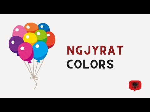 Видео: Албанский словарь цветов — изучение албанского языка