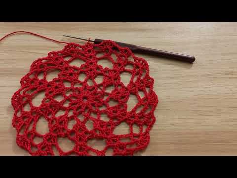 Видео: СКАТЕРТИНА (САЛФЕТКА, СЕРВЕТКА )в'язана гачком ( 6,7,8 ряди)
