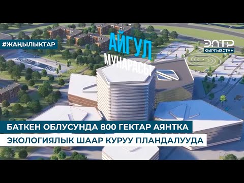 Видео: БАТКЕН ОБЛУСУНДА 800 ГЕКТАР АЯНТКА ЭКОЛОГИЯЛЫК ШААР КУРУУ ПЛАНДАЛУУДА