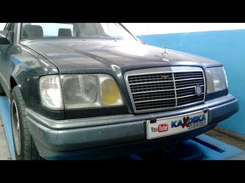 Видео: Mercedes-Benz 124.   Ремонт чашки передней пружины.