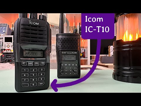 Видео: Icom IC-T10. Полный обзор радиостанции