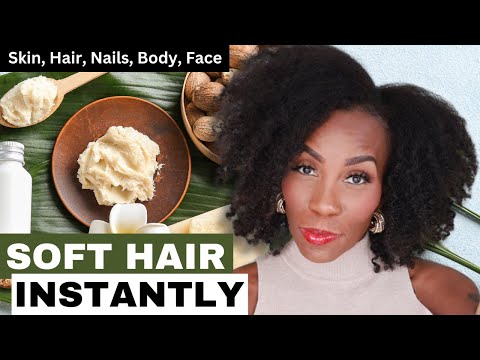 Видео: Натуральный увлажняющий крем из 3 ингредиентов | Взбитое масло ши для здоровья волос и кожи