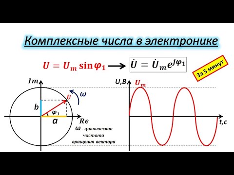 Видео: Комплексные числа в электронике/Показательная, тригонометрическая и алгебраическая форма