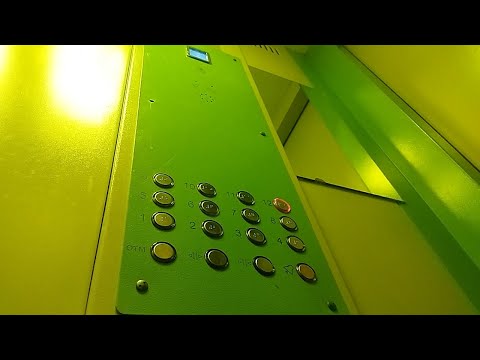 Видео: Синий 🔵 и зеленый 💚 лифты кмз 2012 г.в. V=1m.c. Q=400kg.