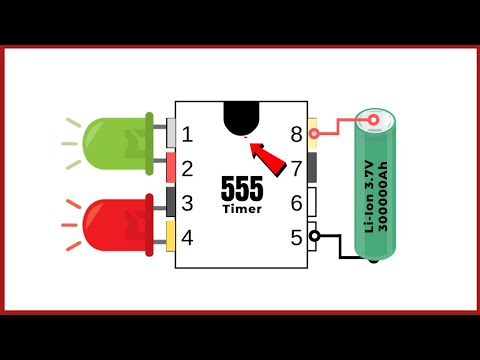 Видео: Схема светодиодной мигалки