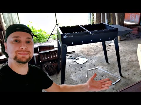 Видео: БЮДЖЕТНЫЙ МАНГАЛ ДЛЯ ДАЧИ И ПОХОДОВ