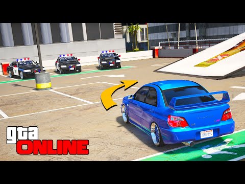 Видео: КОПЫ МЕНЯ ЗАЖАЛИ ЕСТЬ ЛИ ШАНС УЕХАТЬ?! GTA 5 полиция - полицейские погони за Subaru Impreza в гта 5!