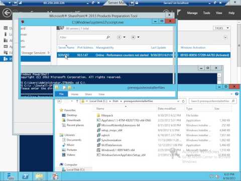 Видео: Установка двухуровневой фермы SharePoint Server 2013