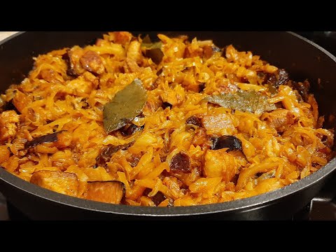 Видео: За уши не оттащишь, так ВКУСНО! Тушеная КАПУСТА с Мясом и КОПЧЕНОСТЯМИ на сковороде