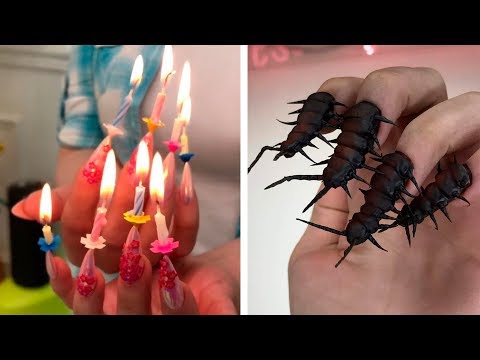 Видео: Самый безумный маникюр, за который готовы платить