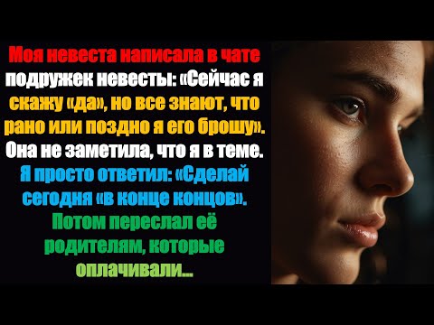 Видео: Моя невеста пишет в чате подружек невесты: «Пока что я скажу «да», но все знают...» — Лучшее