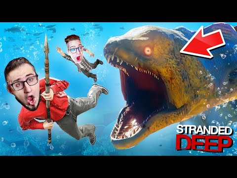 Видео: ГИГАНТСКАЯ МУРЕНА ТАЩИТ НАС НА ДНО ! ОНА ХОЧЕТ НАС СЪЕСТЬ ! ВЫЖИВАНИЕ В STRANDED DEEP