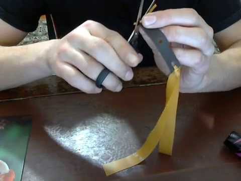 Видео: Крепление плоской ленты к кожетку