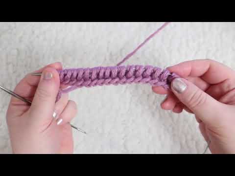 Видео: Замечательный горизонтальный узор спицами