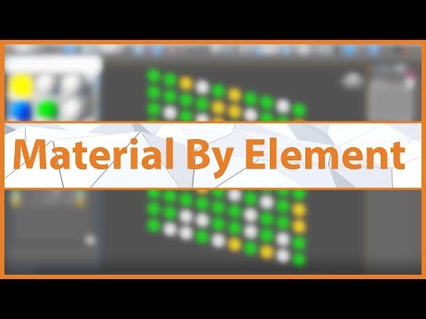 Видео: 3ds max. Модификатор Material By Element. Вносим разнообразие в большой массив одинаковых объектов