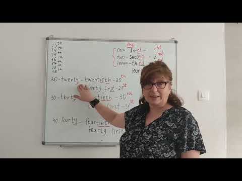 Видео: "Порядковые числительные для начинающих: просто и понятно!"(Ordinal numbers)
