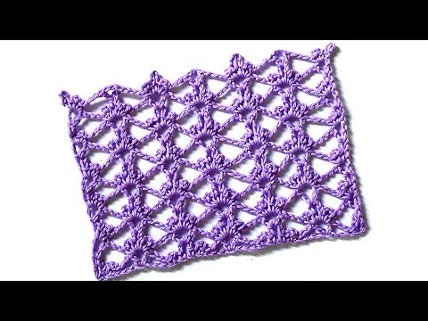 Видео: Узор Ажурная сеточка