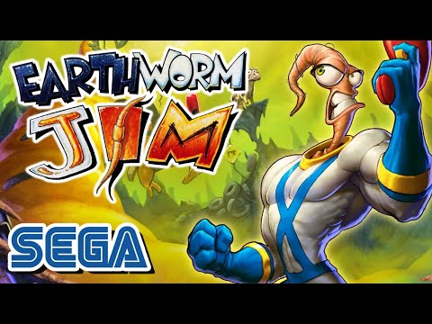 Видео: Earthworm Jim ► ЧЕРВЯК ДЖИМ ► Прохождение на Sega Mega Drive / Genesis
