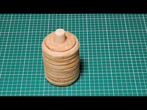 Видео: Берестяной туесок  из полос, без клея и прошивки.