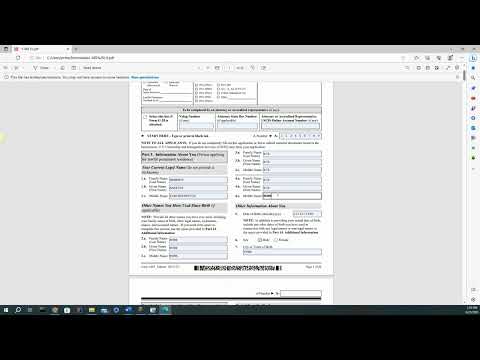 Видео: заполняем форму I-485 по смене статуса на грин-карту после одобрения политического убежища USA 2023