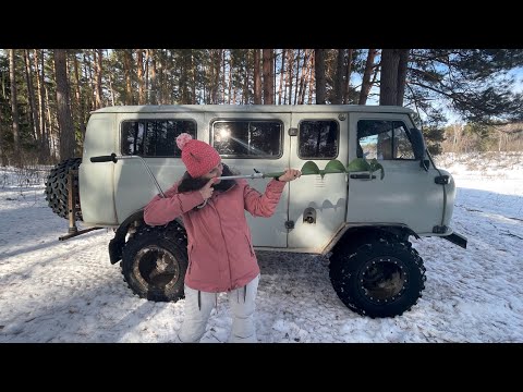 Видео: УАЗ Буханка- автодом | Часть 1 | Отмечаем 8 марта |  Жарим на Бороне | Ставим жерлицы |
