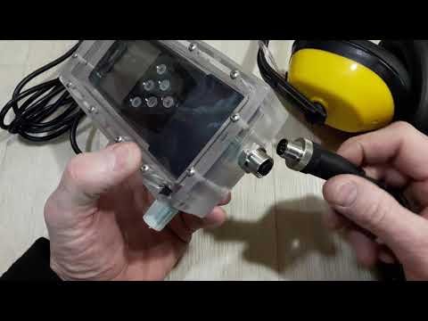 Видео: Подводный бокс для XP Deus с усилителем.